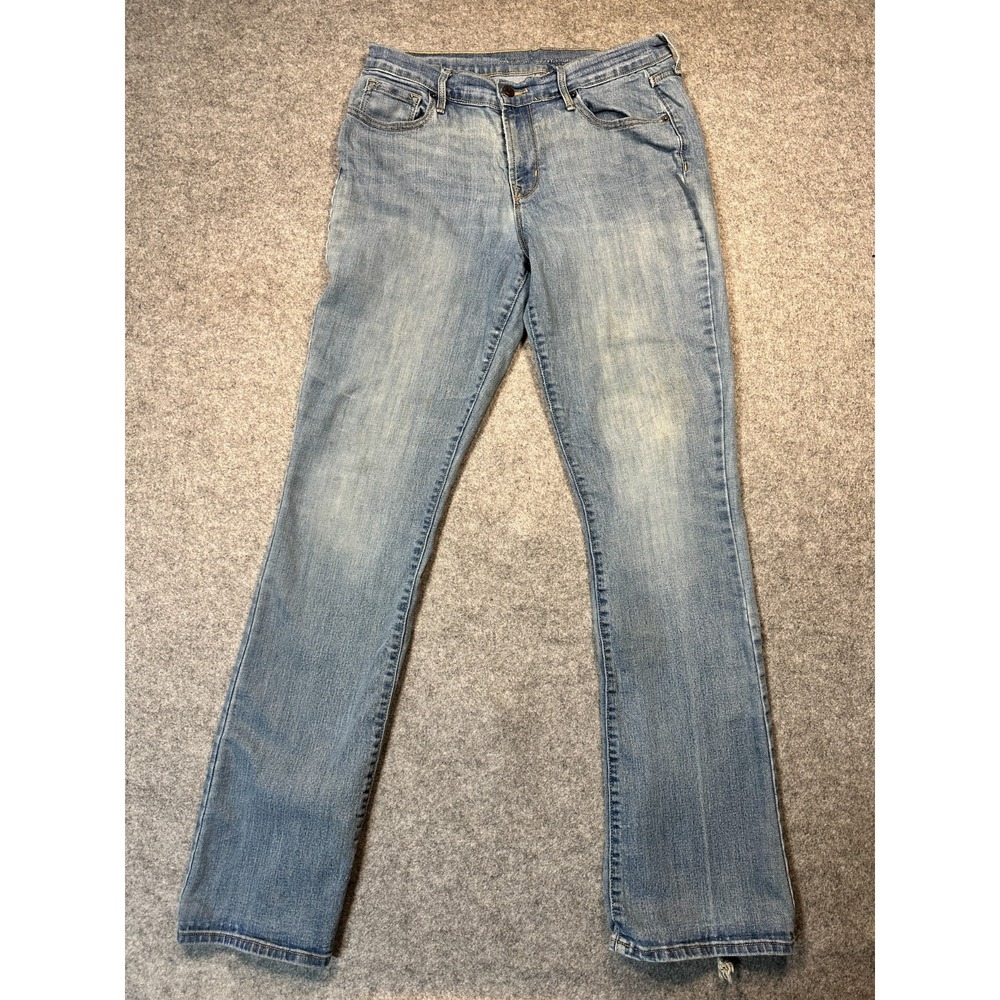 Old Navy Curvy Profile Jeans Womens 10L Blue Light Wash Stretch Mid Rise
